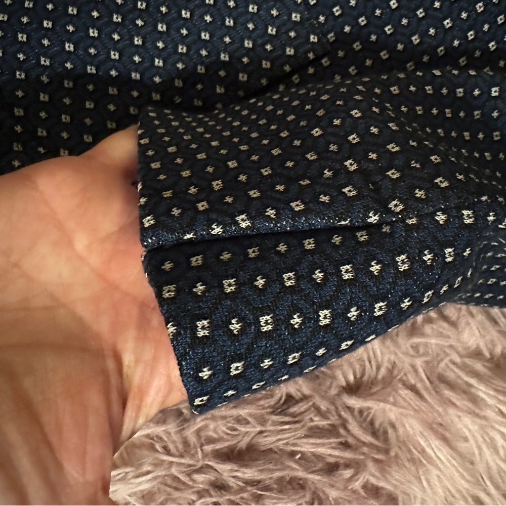 Women’s Riani Navy and White Blazer Size 16 Large - Picture 10 of 12